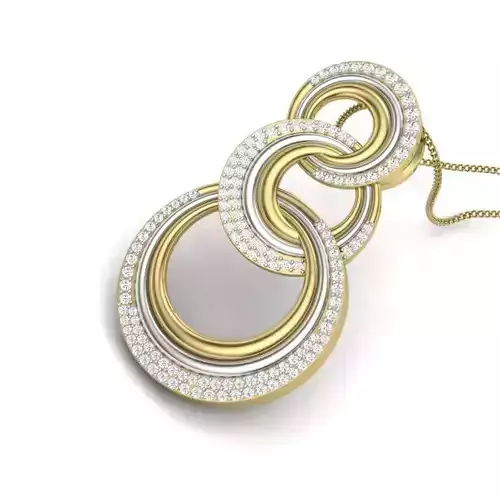 Women pendant 3dm render detail 3D print model