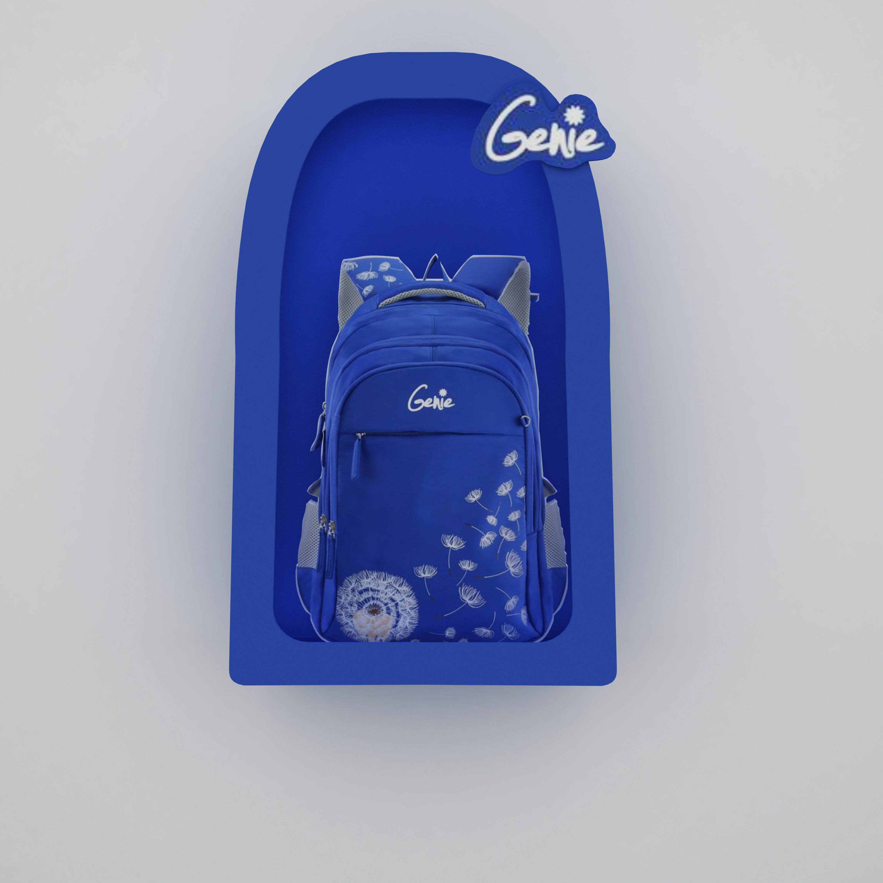 3D Counter com hanging display unit Low-poly 3D model_1