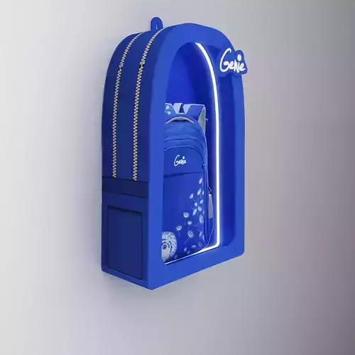 3D Counter com hanging display unit