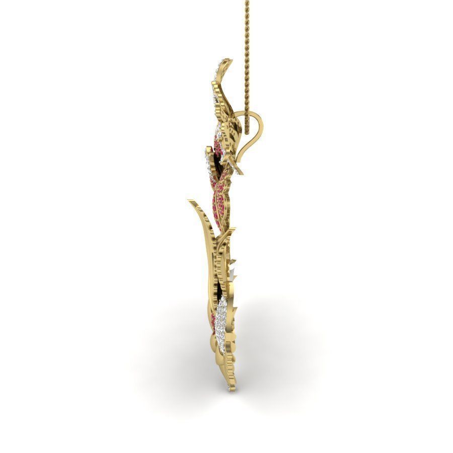 Women pendant 3dm render detail 3D print model 3D print model_5