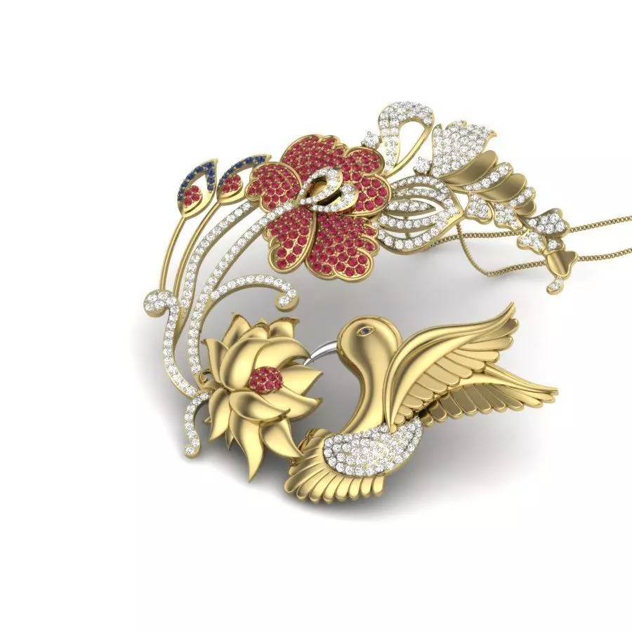 Women pendant 3dm render detail 3D print model 3D print model_0