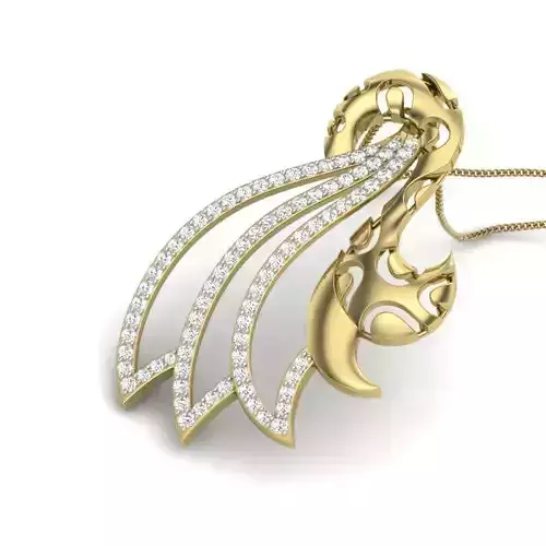 Women pendant 3dm render detail 3D print model