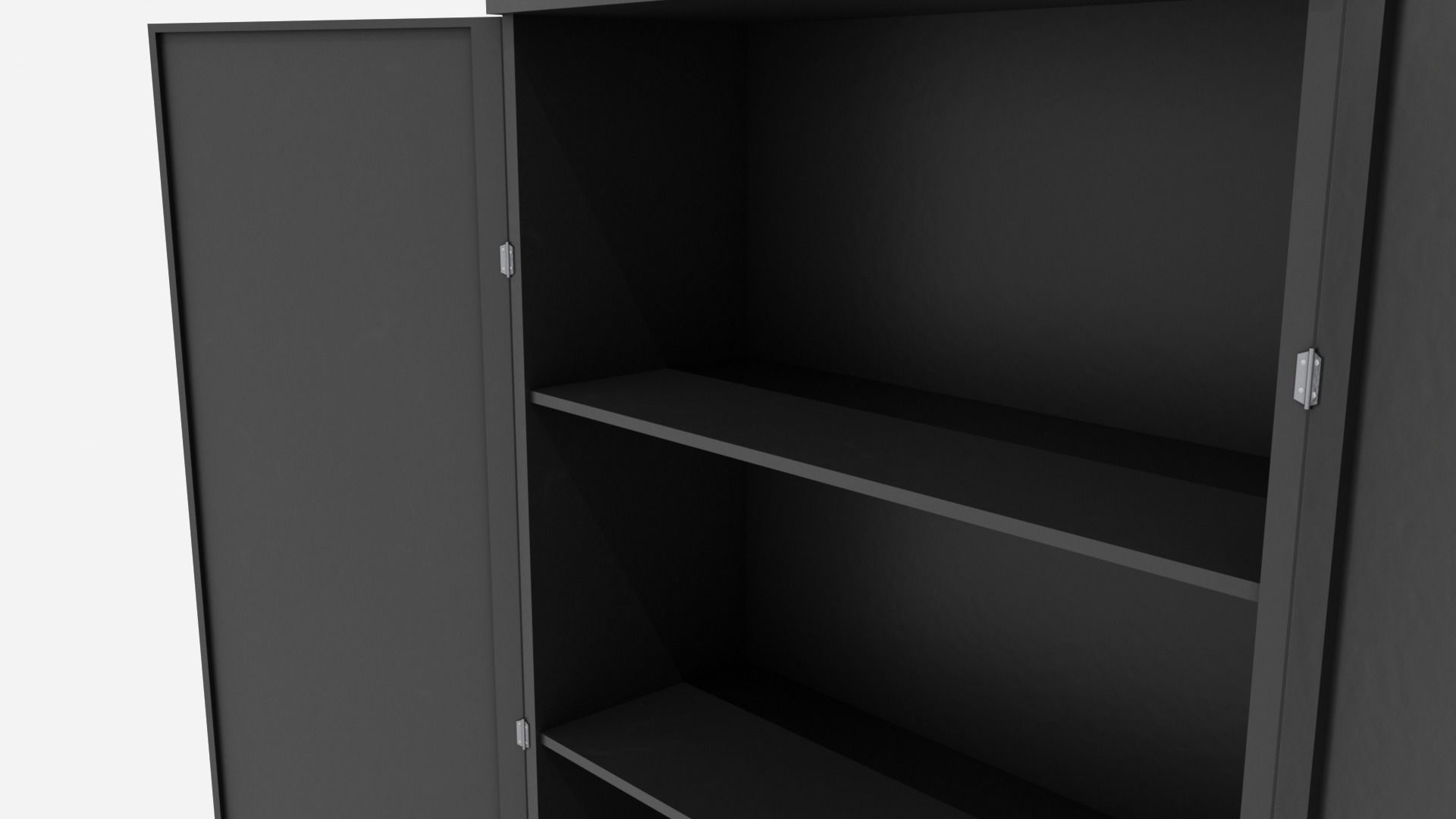 Large Filing Cabinet Low-poly 3D model_10