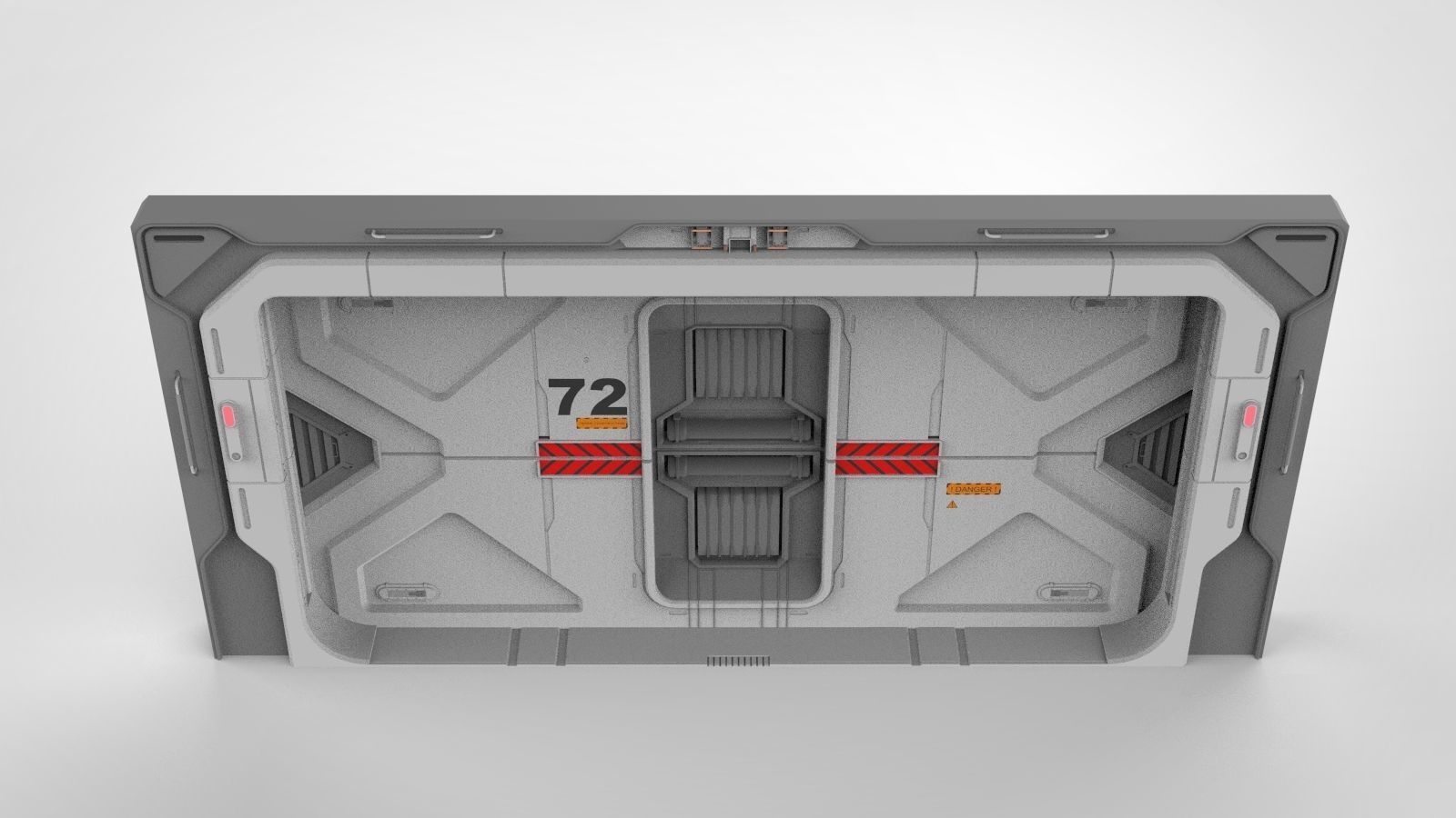 sci fi door 21 3D model_4