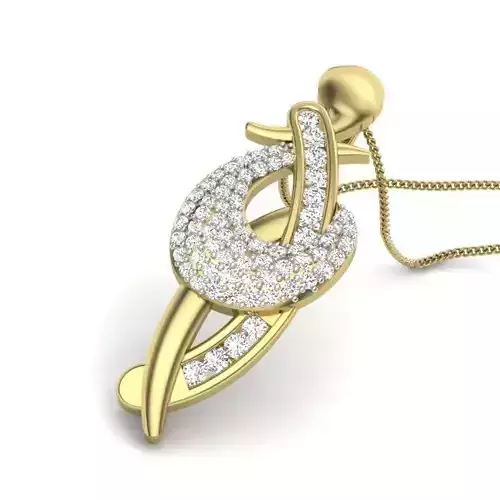 Women pendant 3dm render detail 3D print model