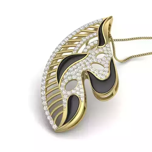 Women pendant 3dm render detail 3D print model