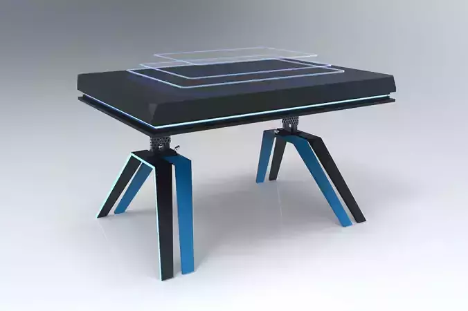 The SCI-FI table Free 3D model