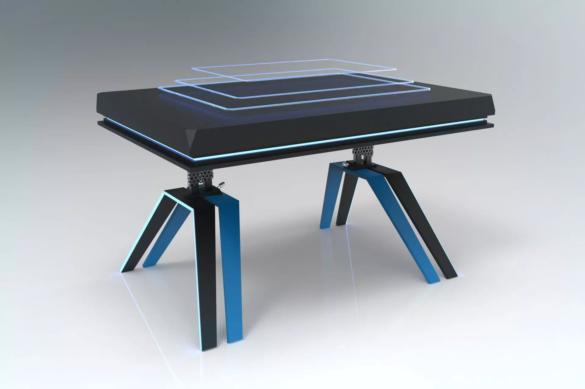 The SCI-FI table Free 3D model_0