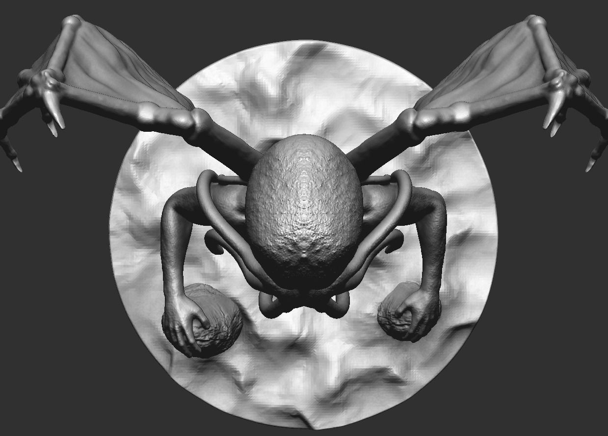 Cthulhu 3D print Concept Free 3D print model_4