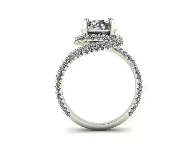 ladyRing diamond engagement ring gold