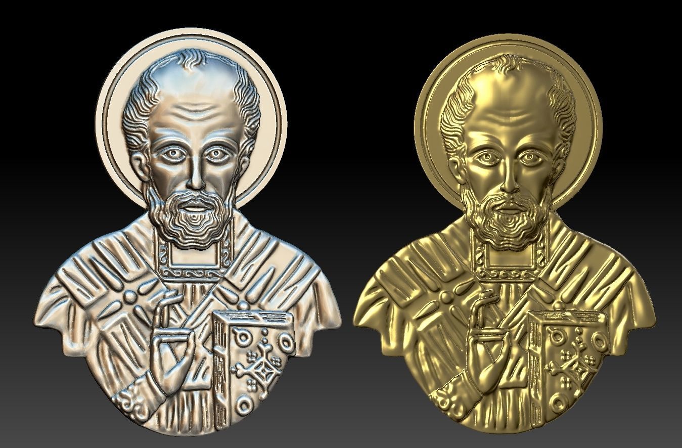 saint nikolaos 3D print model_1