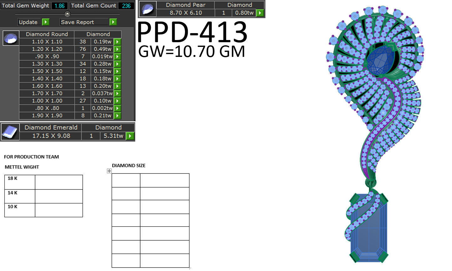 Women pendant 3dm render detail 3D print model 3D print model_6