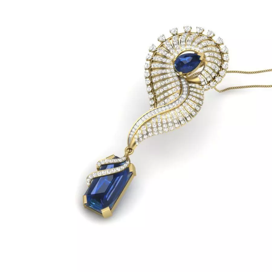 Women pendant 3dm render detail 3D print model 3D print model_0