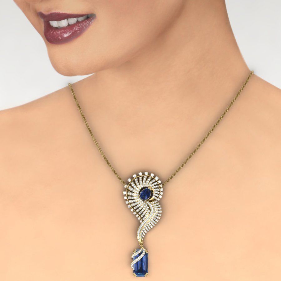 Women pendant 3dm render detail 3D print model 3D print model_1