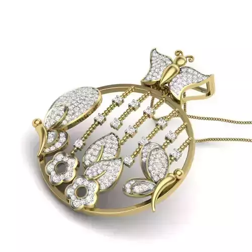 Women pendant 3dm render detail 3D print model