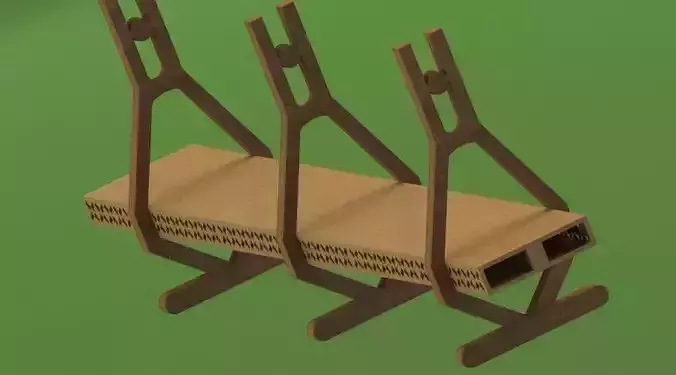 Wooden Bridge model concept Free 3D model