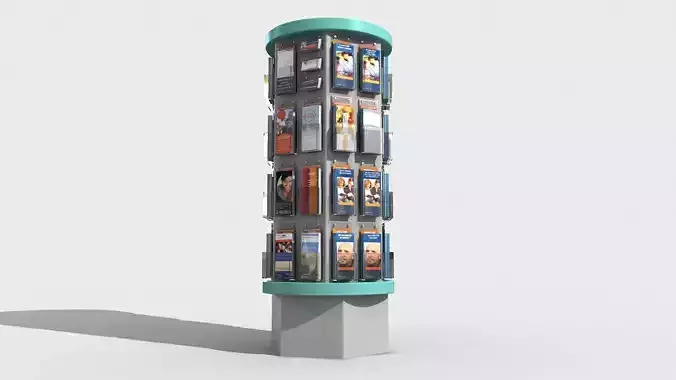 Flyers Rack 3D model