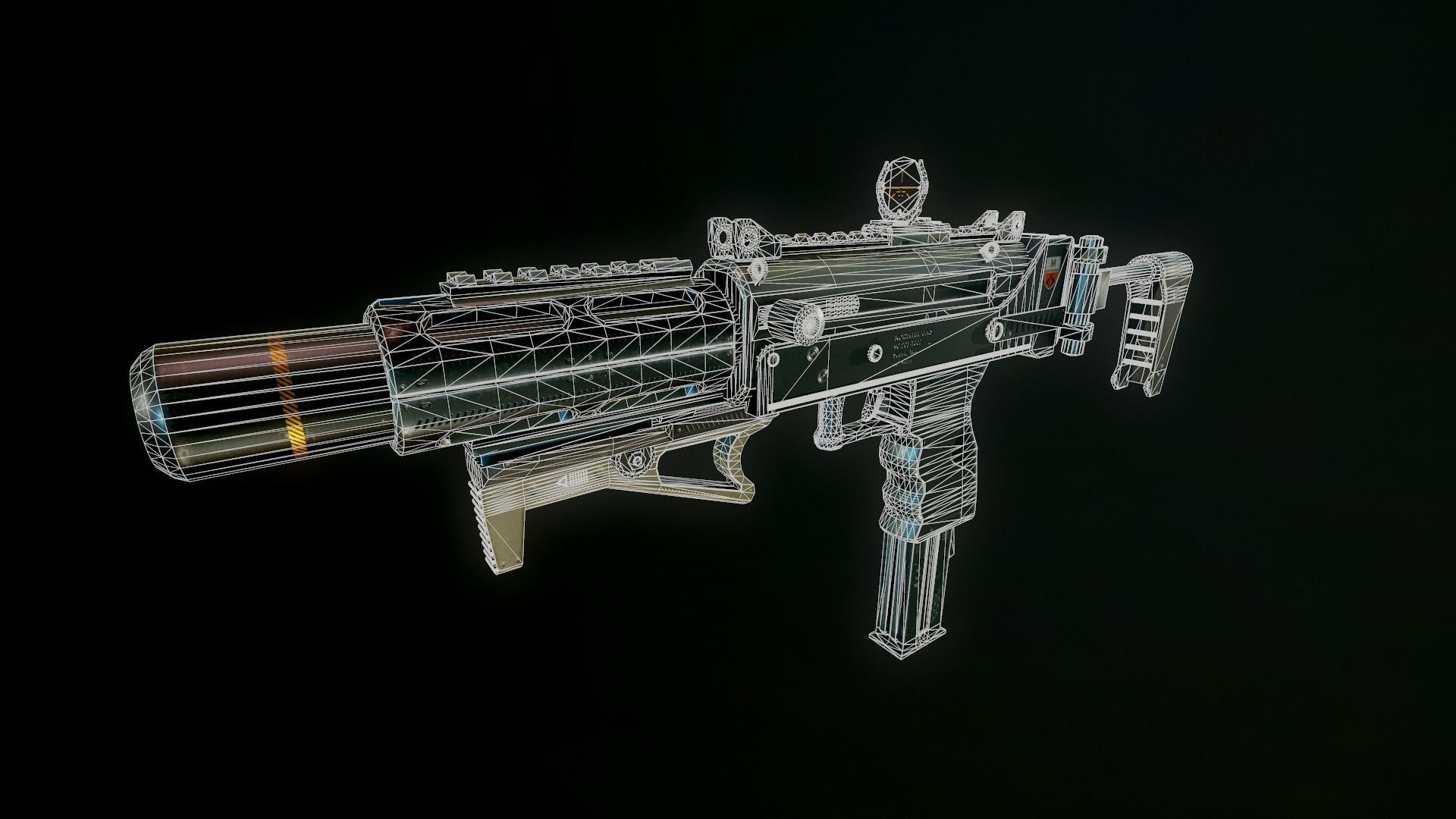 MPA 930 DMG Variant Low-poly 3D model_9