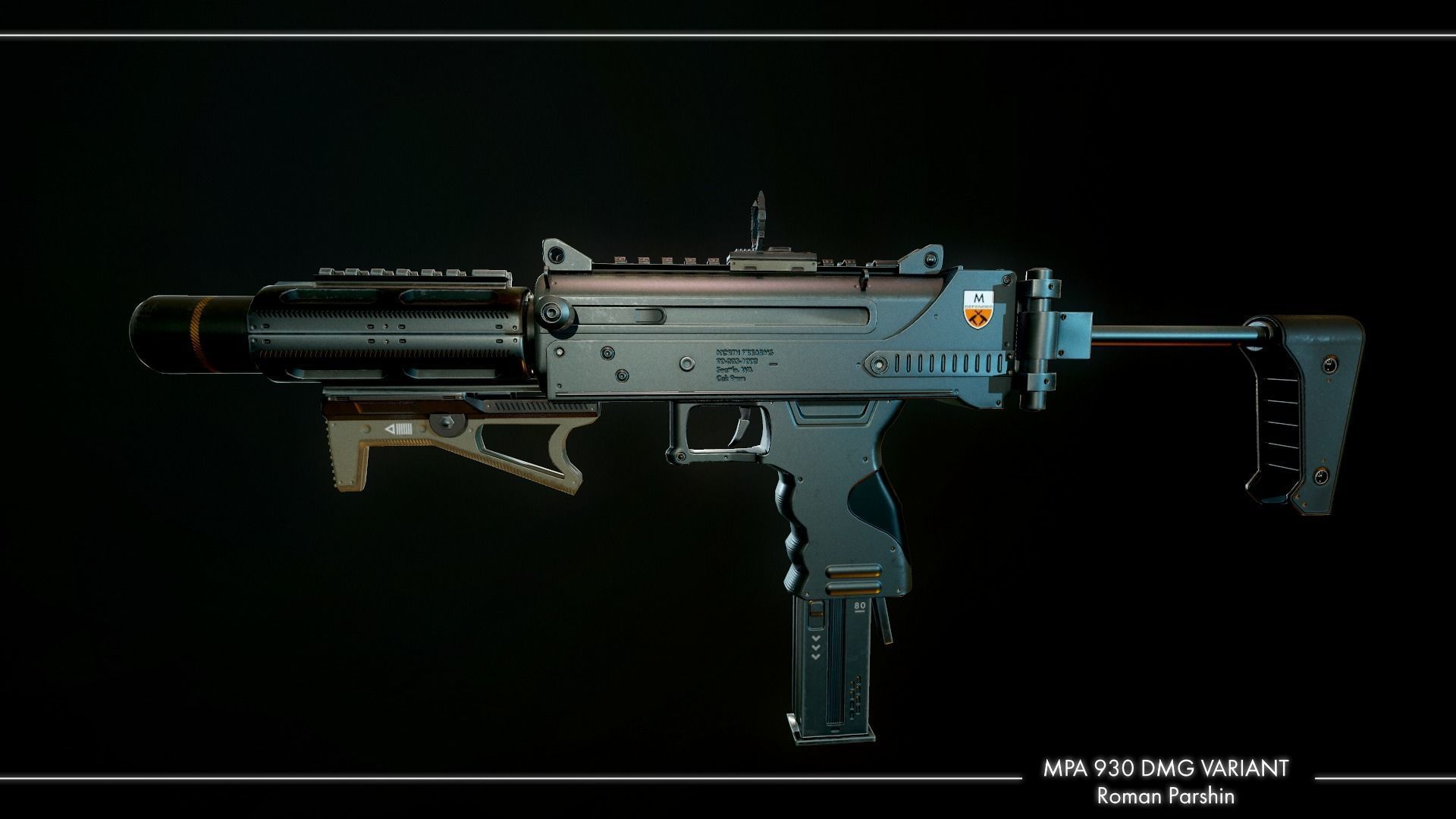 MPA 930 DMG Variant Low-poly 3D model_7