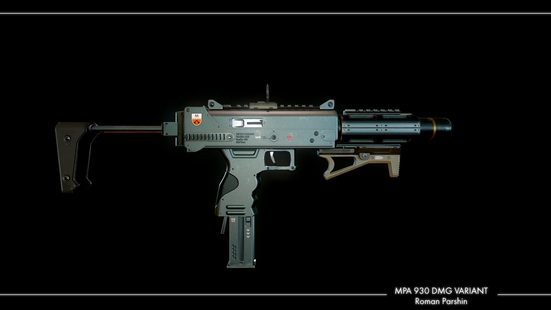 MPA 930 DMG Variant Low-poly 3D model_6
