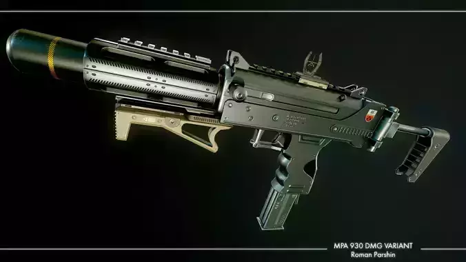 MPA 930 DMG Variant Low-poly 3D model