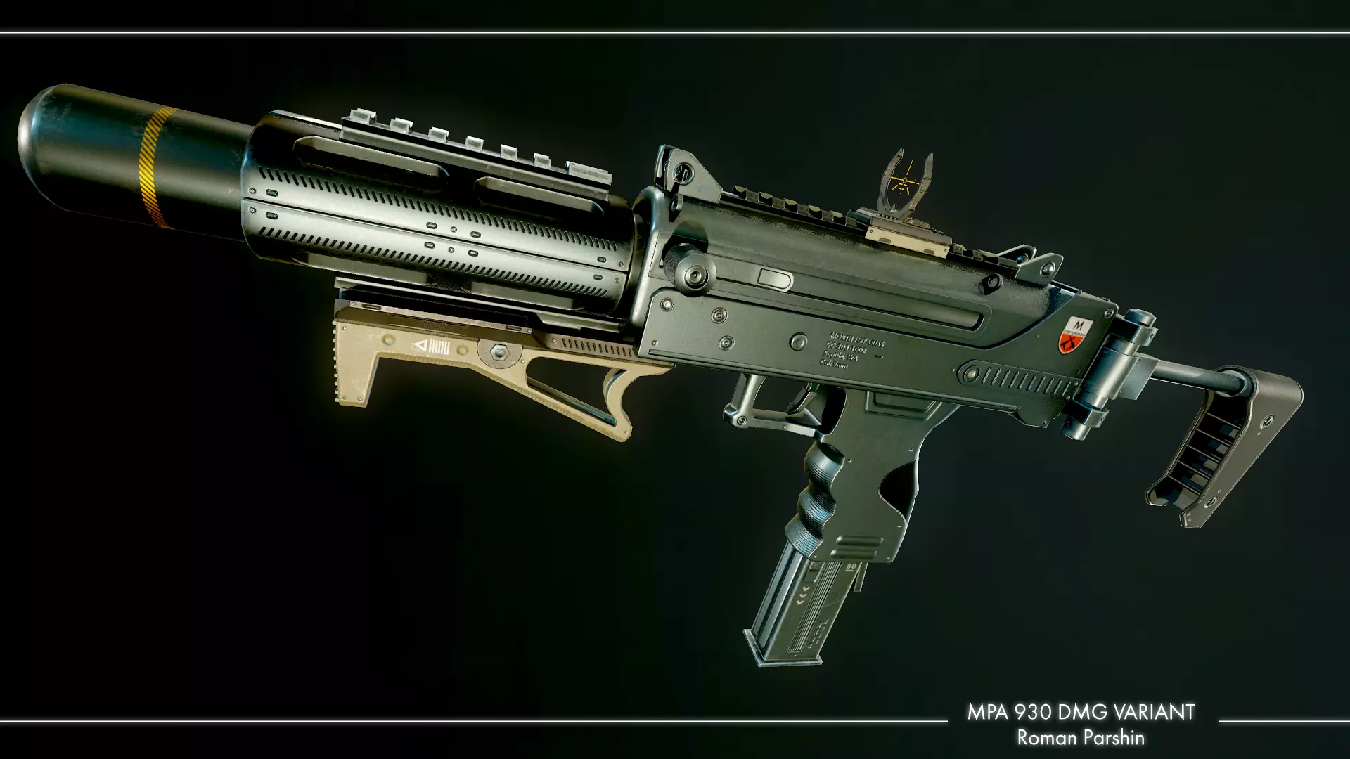 MPA 930 DMG Variant Low-poly 3D model_0