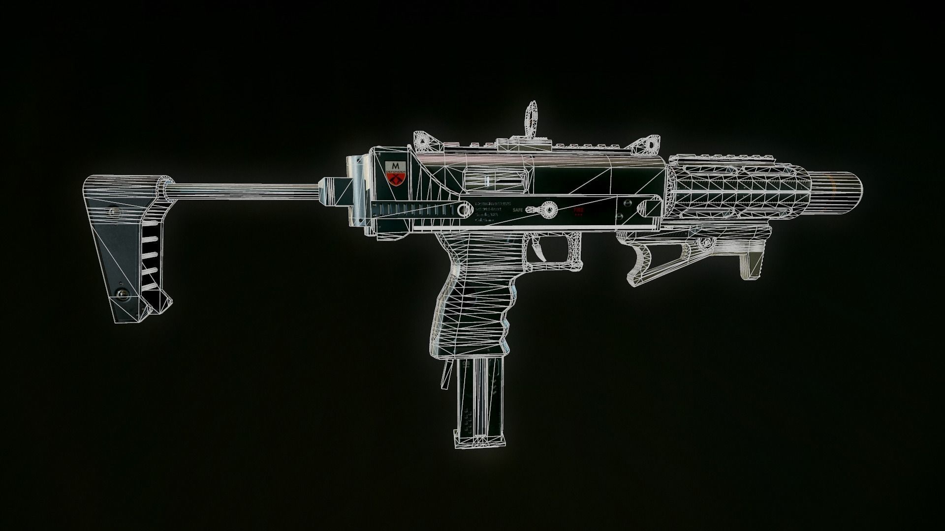 MPA 930 DMG Variant Low-poly 3D model_10