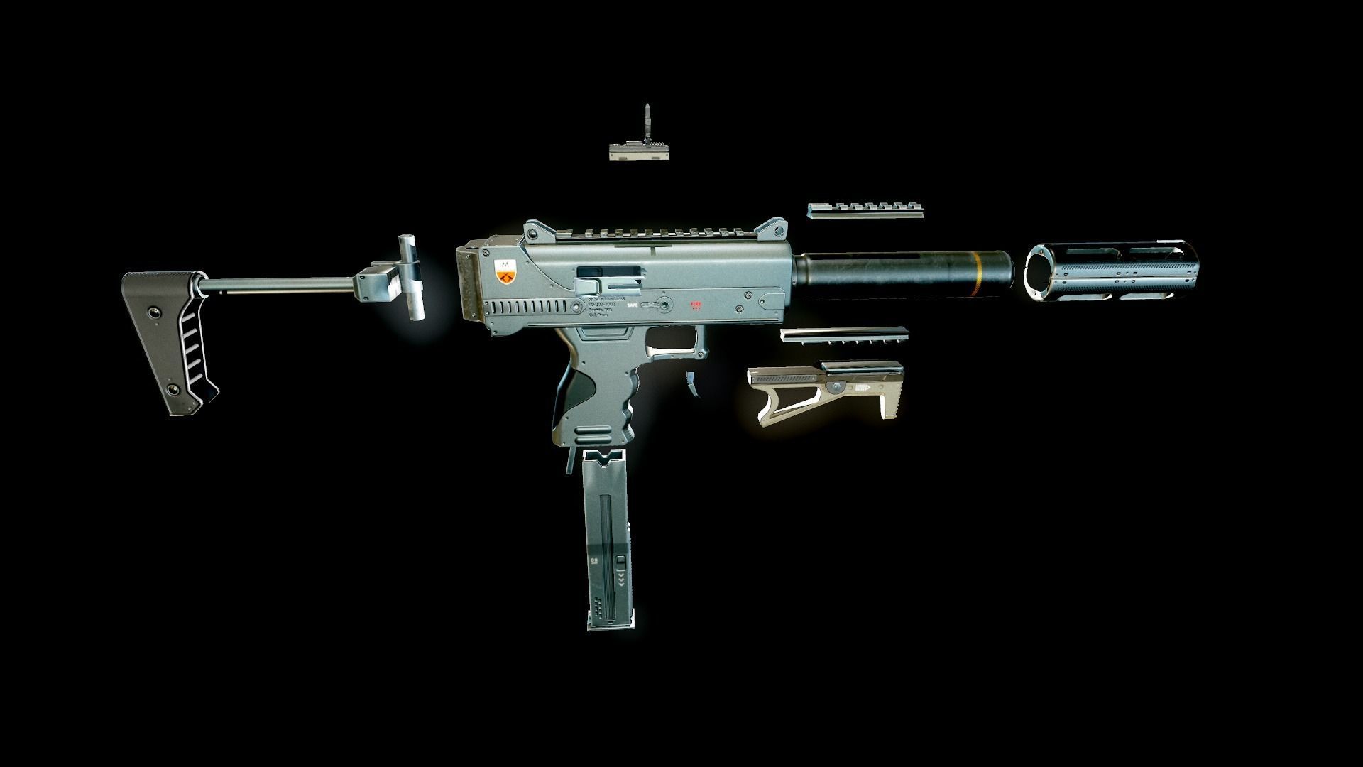 MPA 930 DMG Variant Low-poly 3D model_11