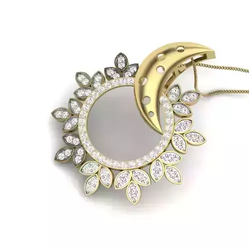 Women pendant 3dm render detail 3D print model