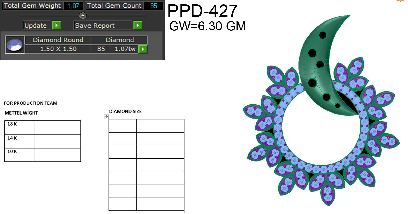 Women pendant 3dm render detail 3D print model 3D print model_6