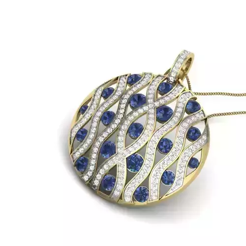 Women pendant 3dm render detail 3D print model