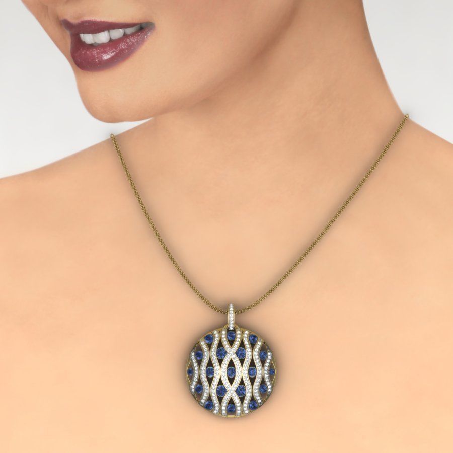 Women pendant 3dm render detail 3D print model 3D print model_1