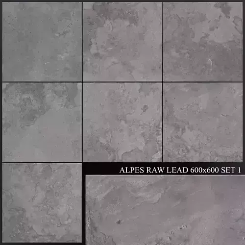 ABK Alpes Raw Lead 600x600 Set 1 3D model