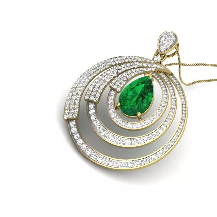 Women pendant 3dm render detail 3D print model 3D print model_0