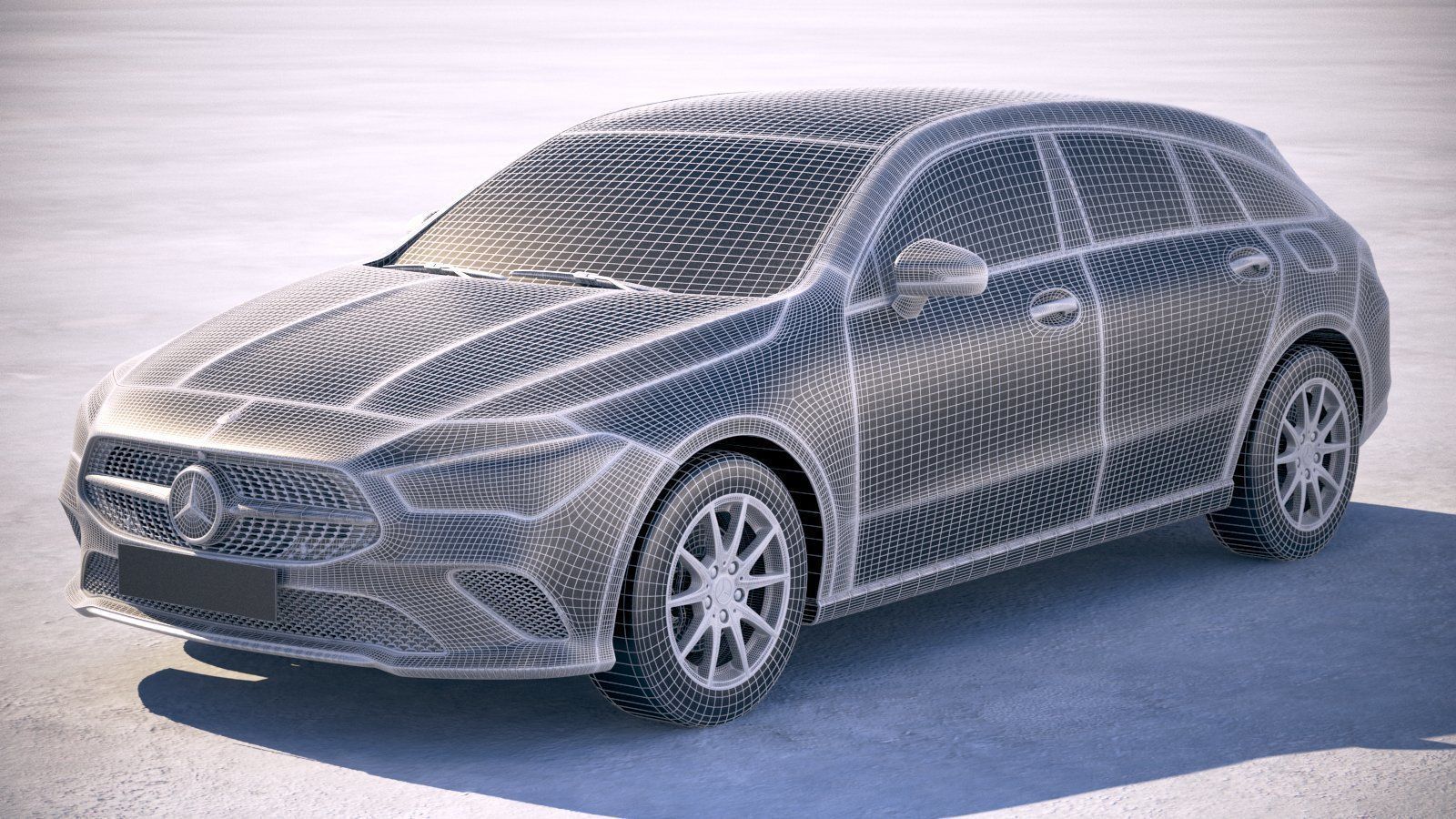 Mercedes-Benz CLA Shooting Brake Basic 2020 3D model_23