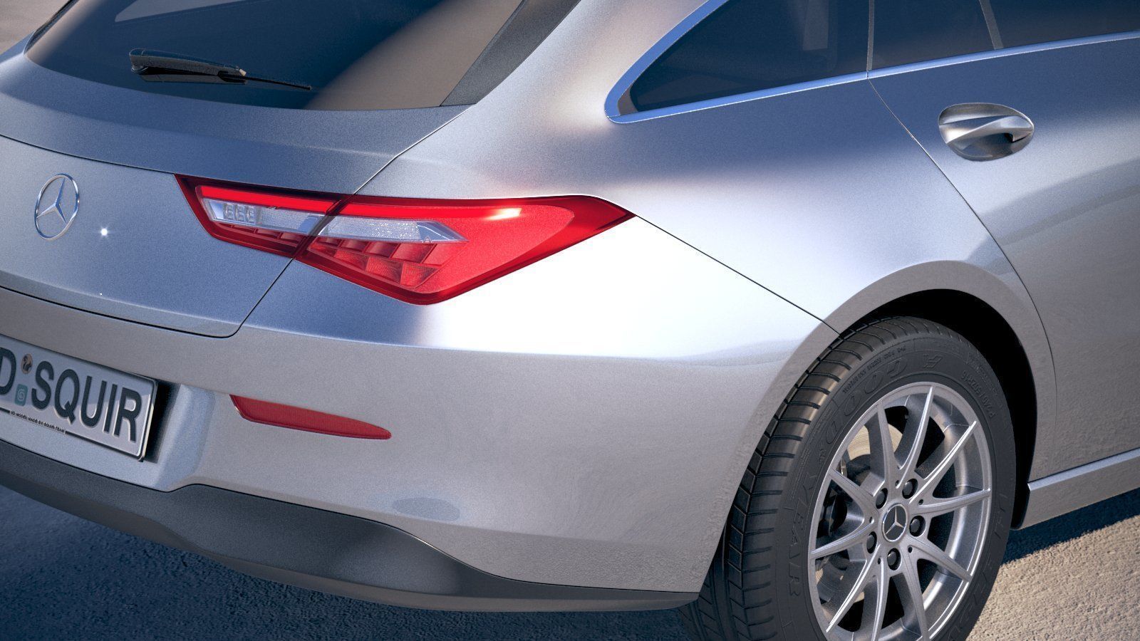 Mercedes-Benz CLA Shooting Brake Basic 2020 3D model_7