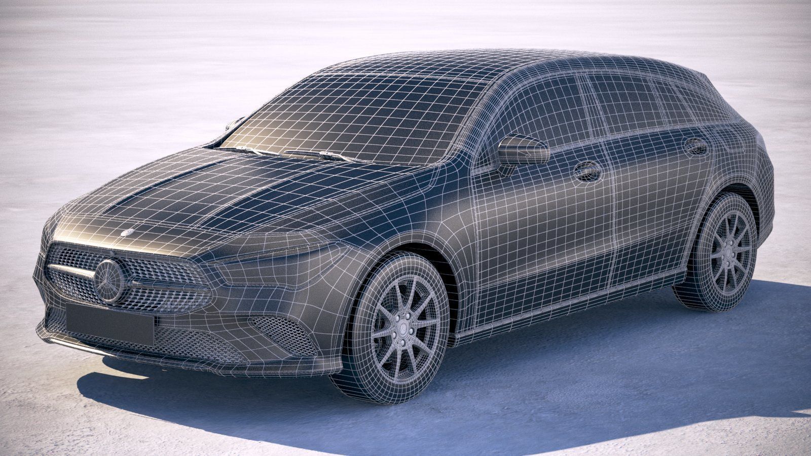 Mercedes-Benz CLA Shooting Brake Basic 2020 3D model_25