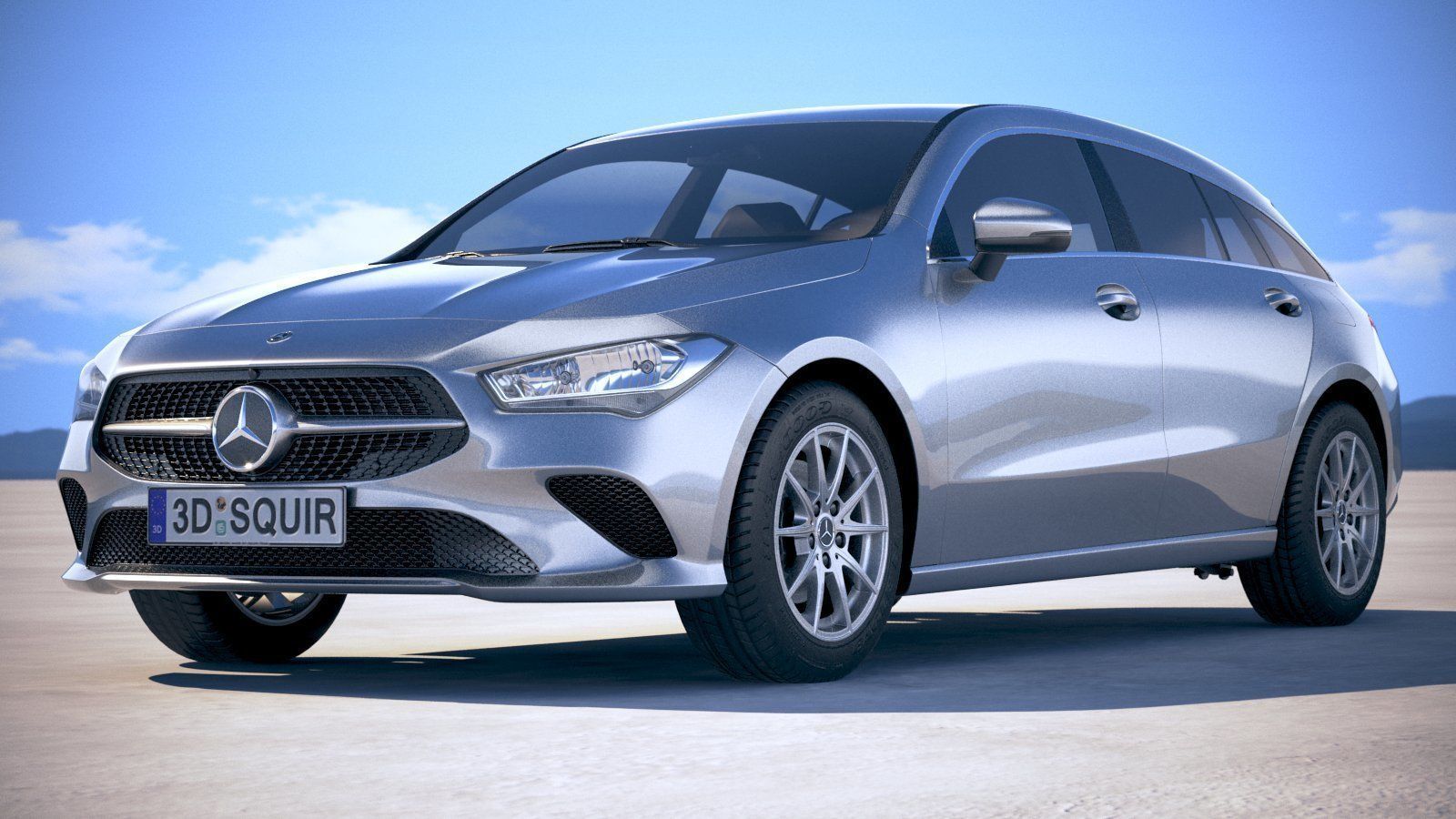 Mercedes-Benz CLA Shooting Brake Basic 2020 3D model_5