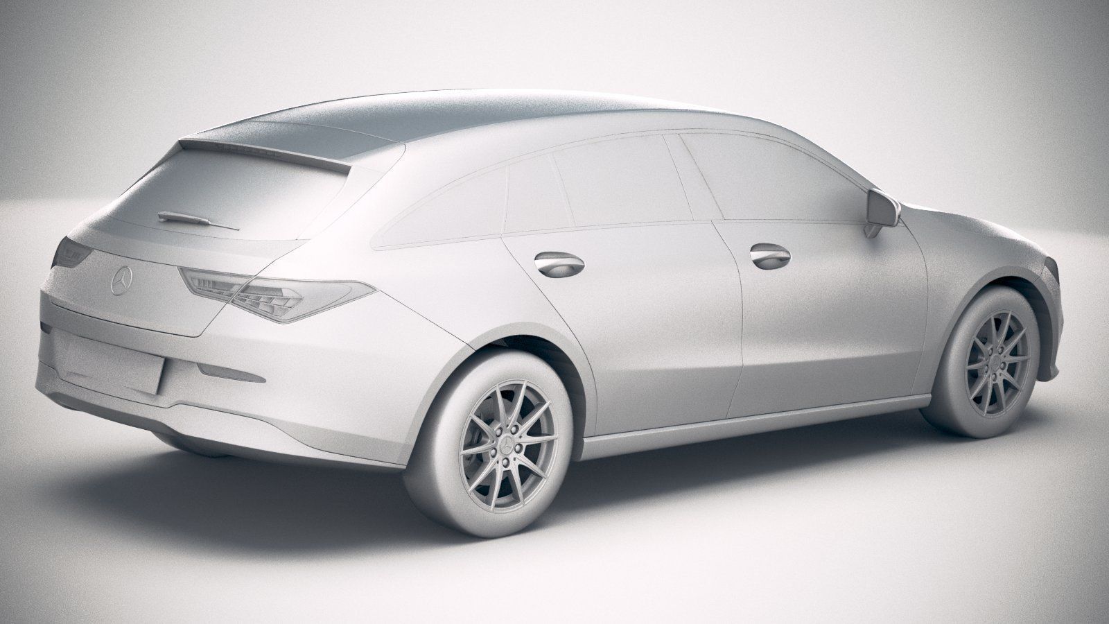 Mercedes-Benz CLA Shooting Brake Basic 2020 3D model_22