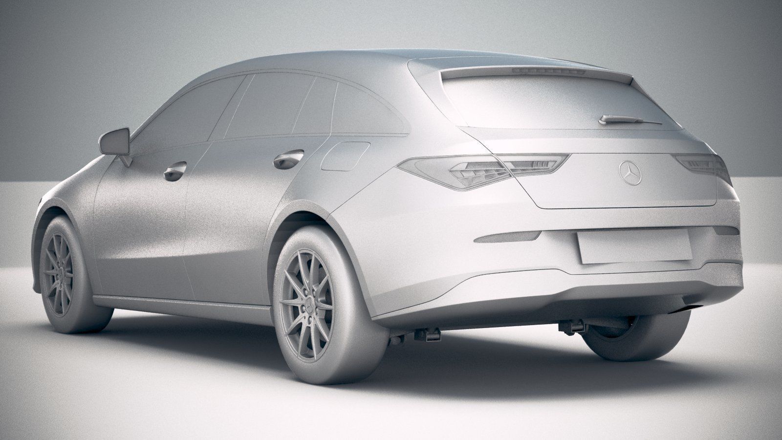 Mercedes-Benz CLA Shooting Brake Basic 2020 3D model_24