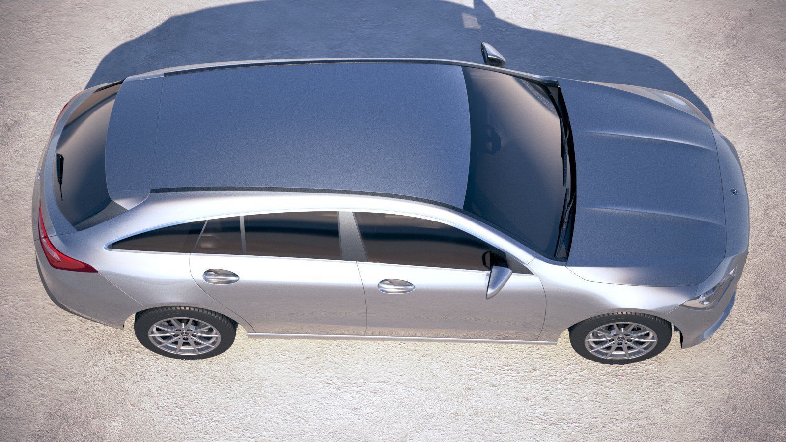 Mercedes-Benz CLA Shooting Brake Basic 2020 3D model_2