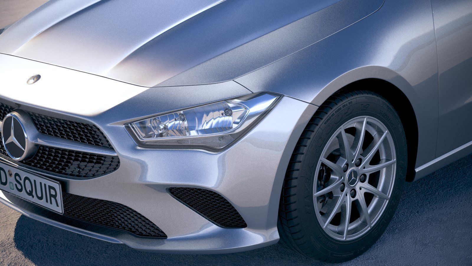 Mercedes-Benz CLA Shooting Brake Basic 2020 3D model_3