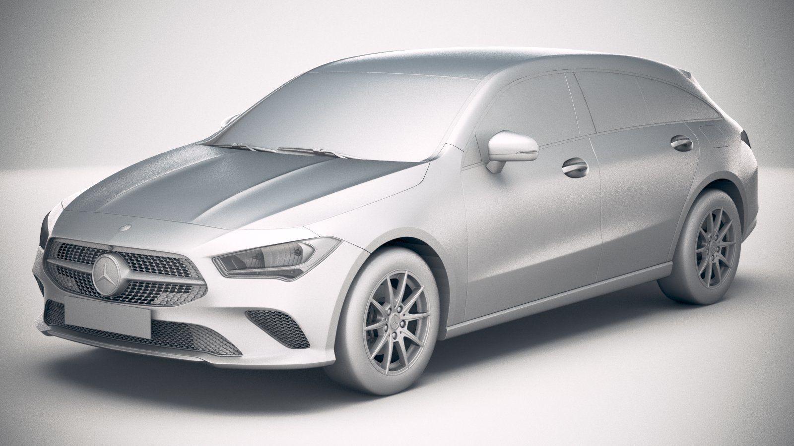 Mercedes-Benz CLA Shooting Brake Basic 2020 3D model_18