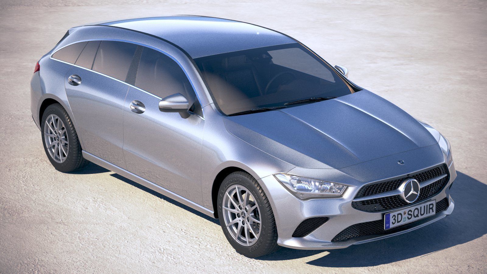 Mercedes-Benz CLA Shooting Brake Basic 2020 3D model_4