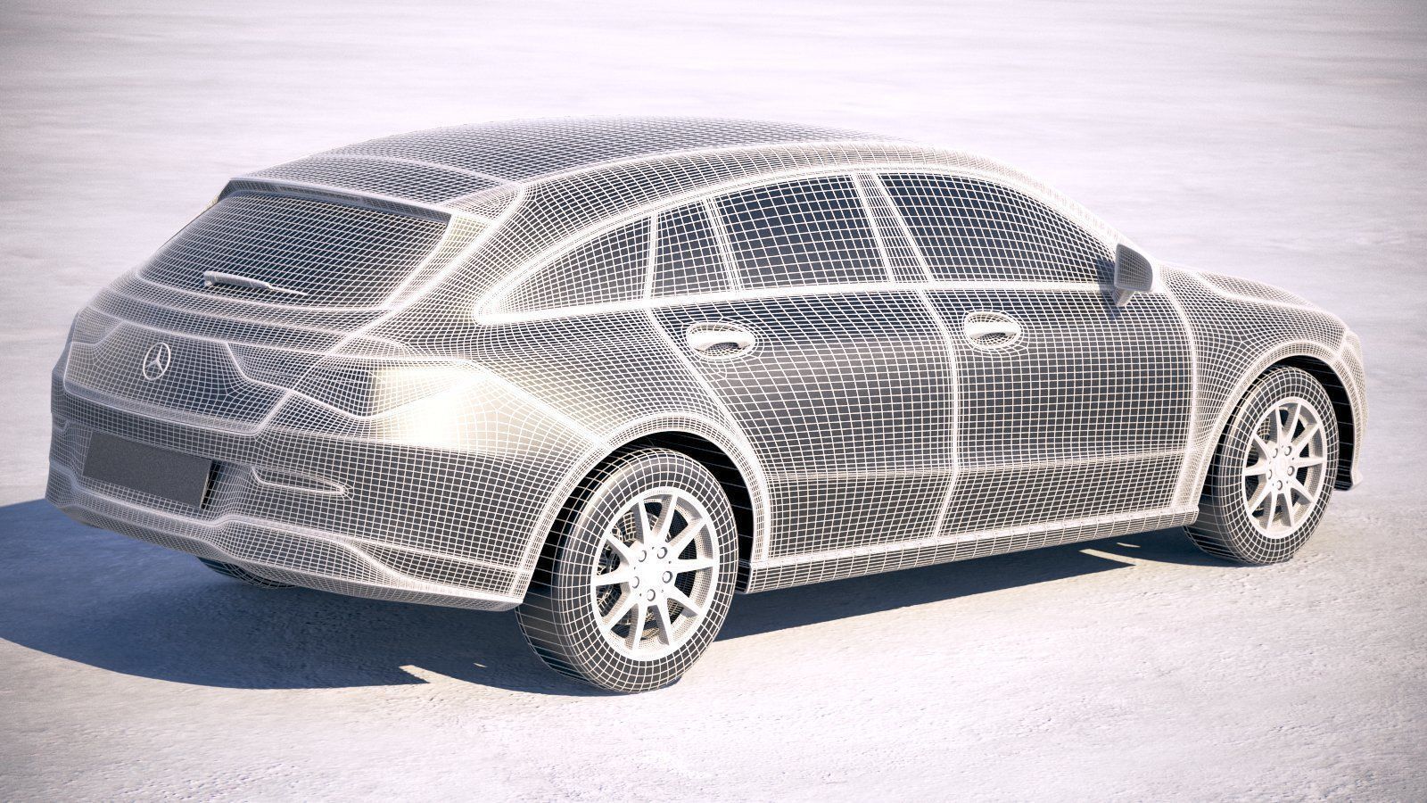 Mercedes-Benz CLA Shooting Brake Basic 2020 3D model_26