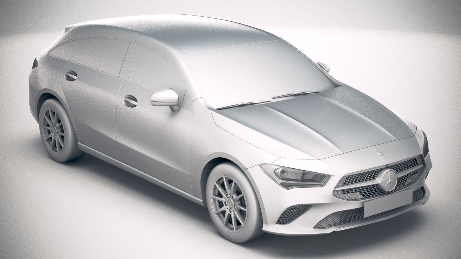 Mercedes-Benz CLA Shooting Brake Basic 2020 3D model_19