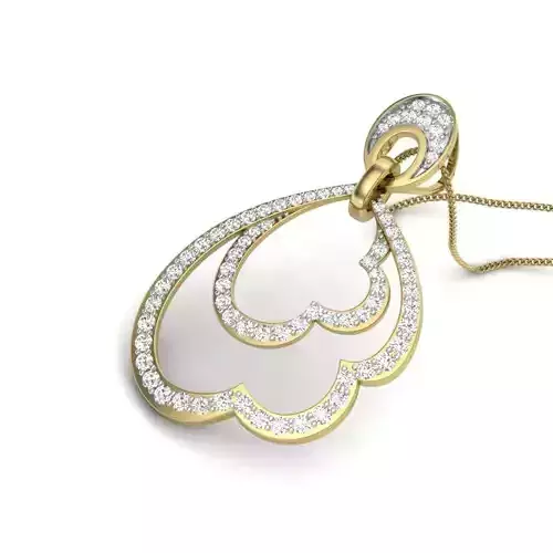 Women pendant 3dm render detail 3D print model