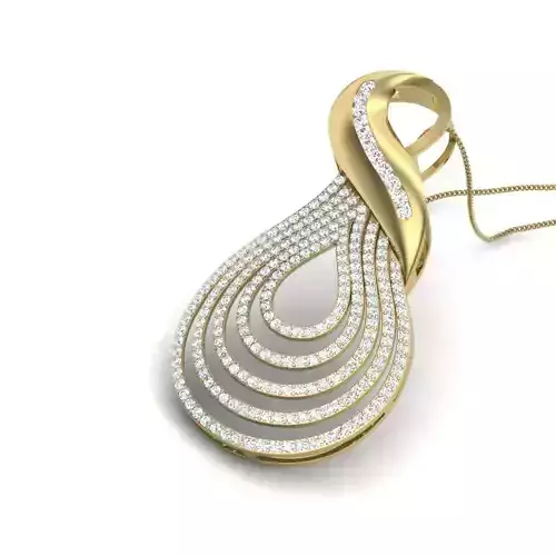 Women pendant 3dm render detail 3D print model