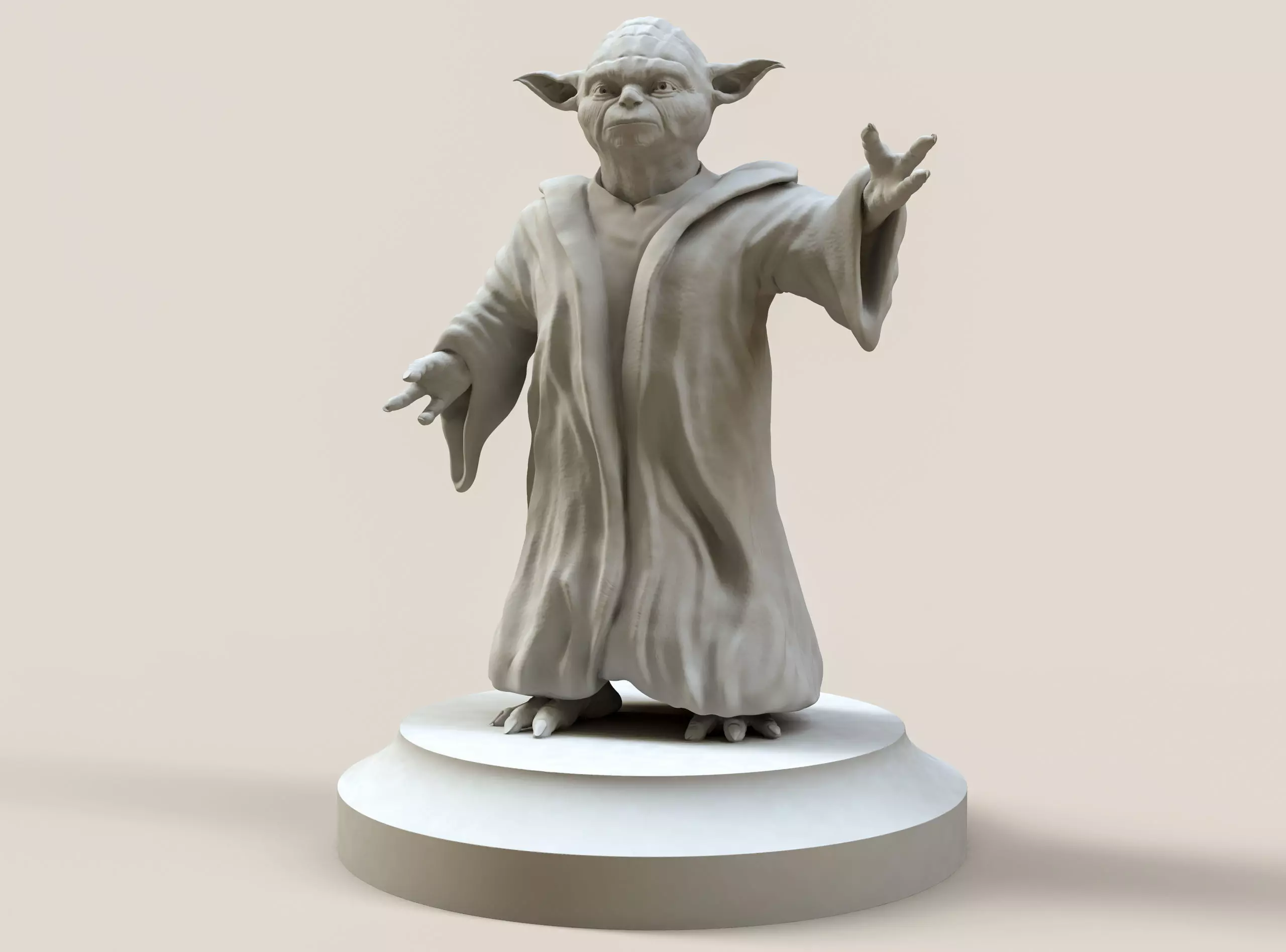 Master Yoda 3D print model