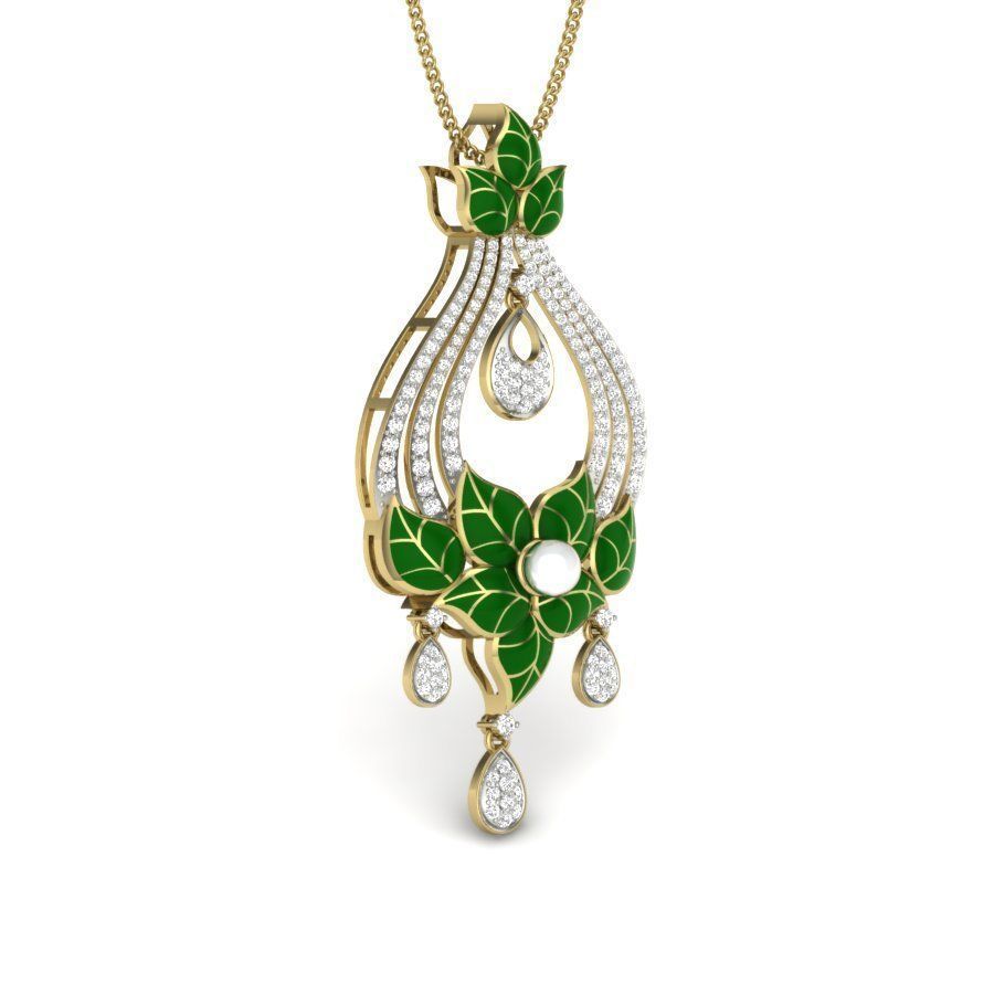 Women pendant 3dm render detail 3D print model 3D print model_3